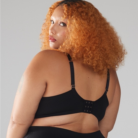 Savage X Fenty Core Microfiber Unlined Demi Bra Black Lace Detail 38DDD NWT - Picture 3 of 16